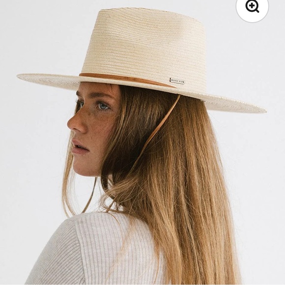 NWT Gigi Pip River Wide Brim Palm Straw Hat - Picture 6 of 9